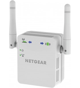 Netgear n300 wifi range extender transmițător & receptor rețea alb 10, 100, 300 mbit/s