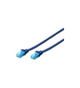 Digitus dk-1512-0025/b digitus cable patch utp, cat.5e, blue, 0.25m