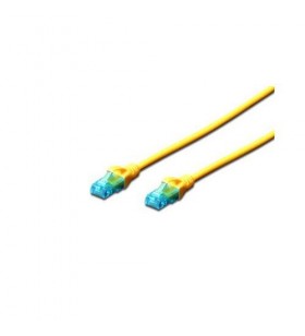 Digitus dk-1512-015/y digitus premium cat 5e utp patch cable, length 1,5 m color yellow