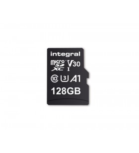 Integral inmsdx128g-100v30 128gb micro sd card microsdxc uhs-1 u3 cl10 v30 a1 up to 100mbs read 45mbs write memorii flash 128