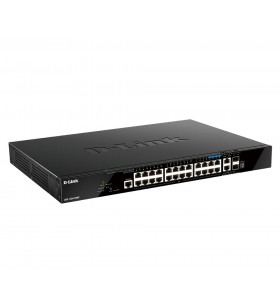 D-Link DGS-1520-28MP switch-uri Gestionate L3 10G Ethernet (100/1000/10000) Power over Ethernet (PoE) Suport 1U Negru