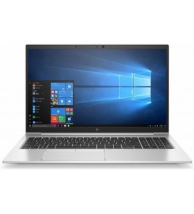 Laptop hp elitebook 850 g7 cu procesor intel core i5-10210u pana la 4.20 ghz, 15.6", full hd, 8gb, 256gb ssd, intel uhd graphics, windows 10 pro, silver
