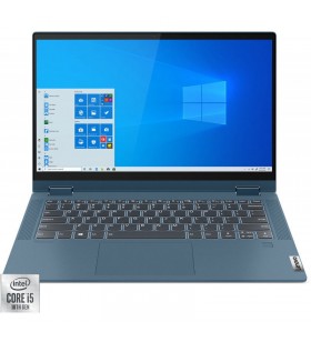 Notebook lenovo ideapad flex 5 14iil05, fhd touch, procesor intel® core™ i5-1035g1 (6m cache, up to 3.60 ghz), 8gb ddr4, 512gb ssd, gma uhd, win 10 home, light teal