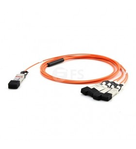 40gbase active optical qsfp/to 4sfp breakout cable 7m in