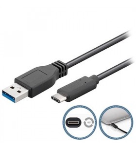 Cablu de date, usb type c, 3m, black, usb 3.0