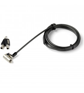 Startech.com ltulockkey cabluri cu sistem de blocare negru, din oţel inoxidabil 2 m