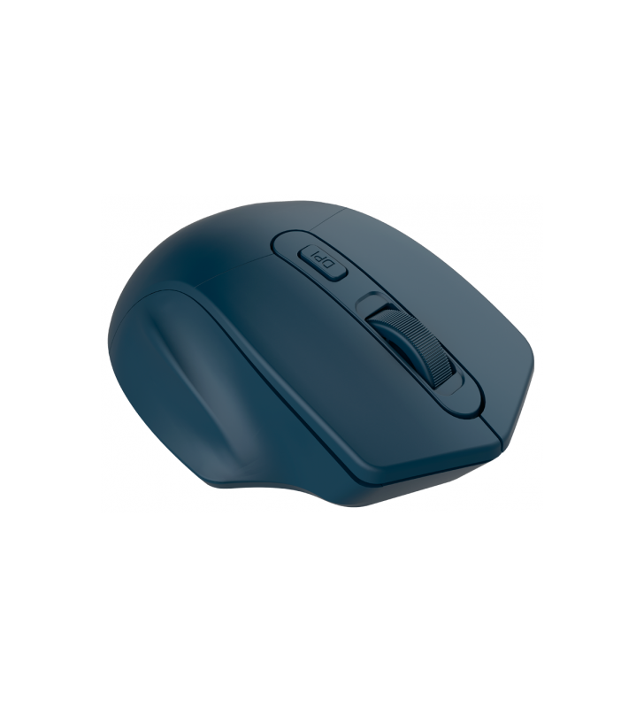 Canyon 2.4ghz wireless optical mouse with 4 buttons, dpi 800/1200/1600, dark blue, 115*77*38mm, 0.064kg