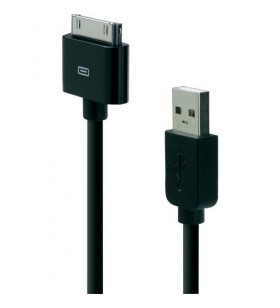 Belkin chargesync 1.2m cabluri pentru telefoanele mobile negru 1,2 m usb a apple 30-pin
