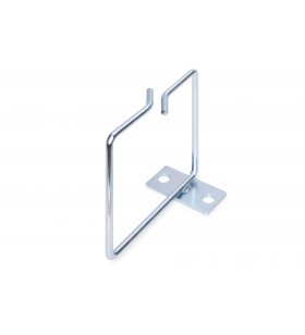 Cable management ring zinc-plat/80x80mm front opening offset