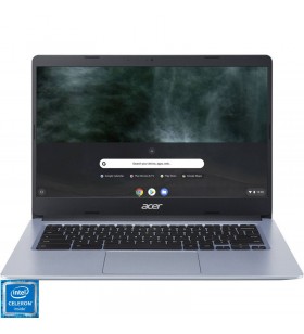 Laptop acer 14' chromebook 314 cb314, fhd, procesor intel® celeron® n4120 (4m cache, up to 2.60 ghz), 8gb ddr4, 64gb emmc, gma uhd 600, chrome os, silver