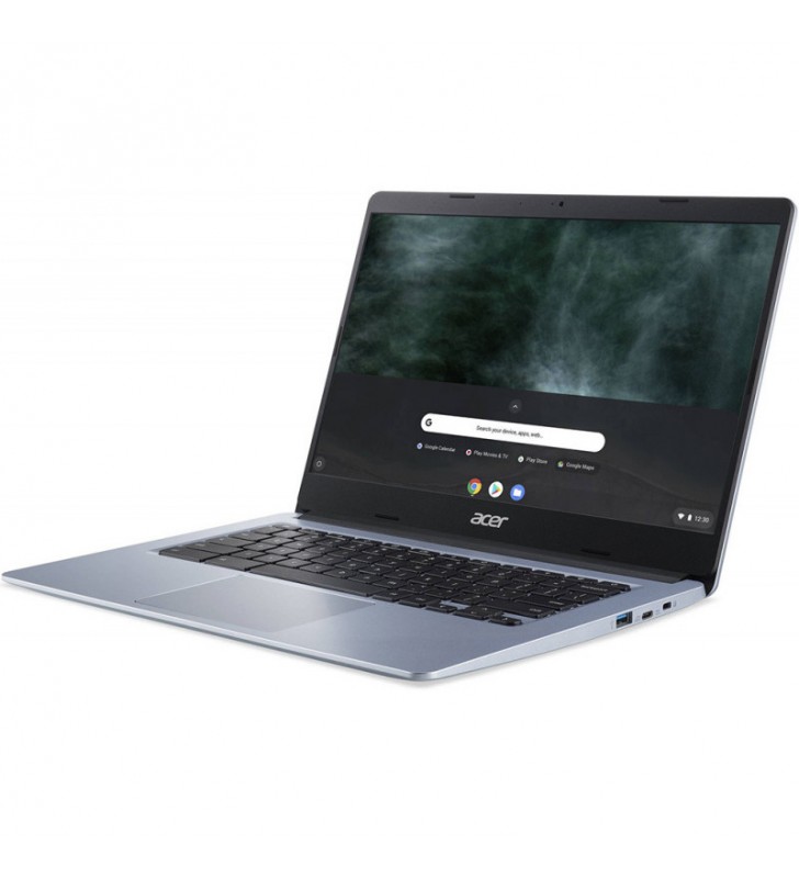 Laptop acer chromebook cb314-1h intel celeron n4120 64gb emmc 4gb fullhd chrome os silver nx.hpyex.007