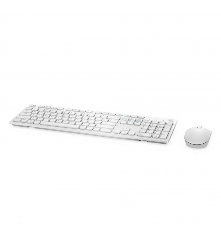 Dell km636 tastaturi rf fără fir qwerty us internațional alb