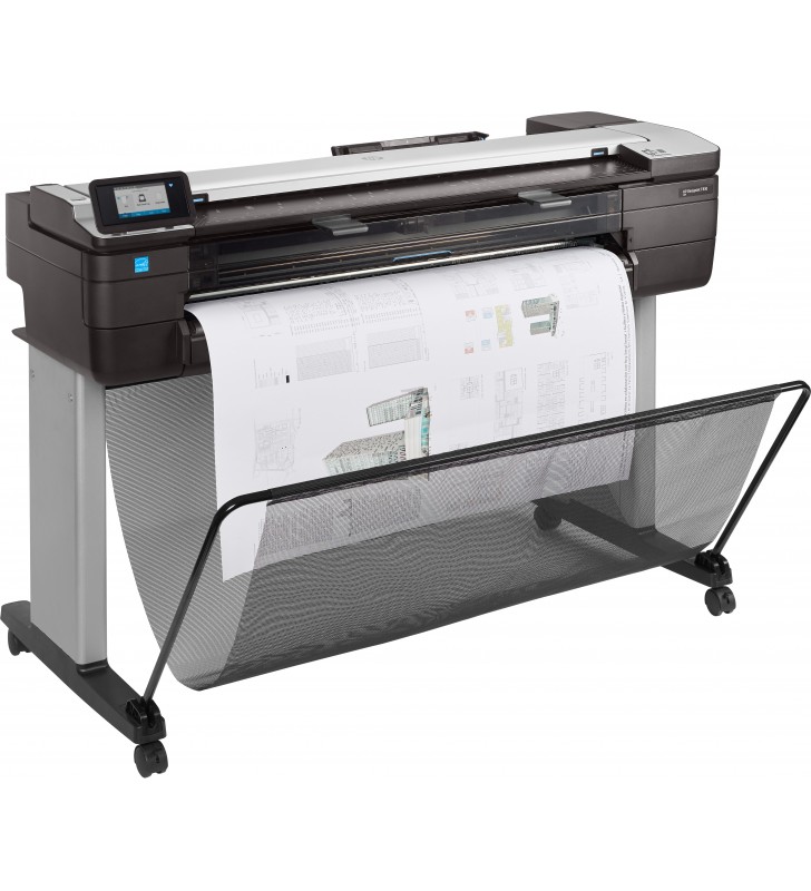Hp designjet impresora multifunción de 36 pulgadas t830 imprimante de format mare wi-fi inkjet termală culoare 2400 x 1200 dpi