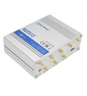 Teltonika rutx12 industrial 4g lte router cat 6 dual sim 1x gigabit wan 3x gigabit lan wifi 802.11 ac