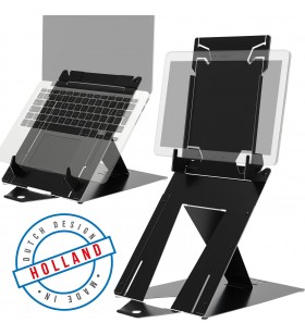 R-go tools rgoriduobl cărucioare și standuri pentru multimedia negru notebook/tabletă stand multimedia