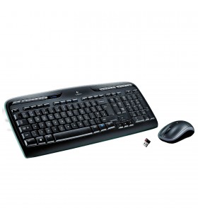 Logitech mk330 tastaturi rf fără fir qwerty spaniolă negru, gri