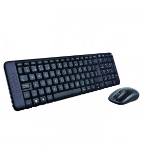 Logitech mk220 tastaturi rf fără fir spaniolă negru