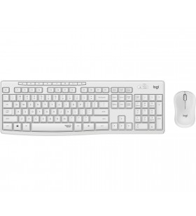 Logitech mk295 silent wireless combo tastaturi rf fără fir qwerty spaniolă alb