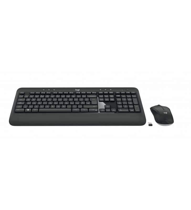 Logitech mk540 advanced tastaturi rf fără fir qwerty portugheză negru, alb