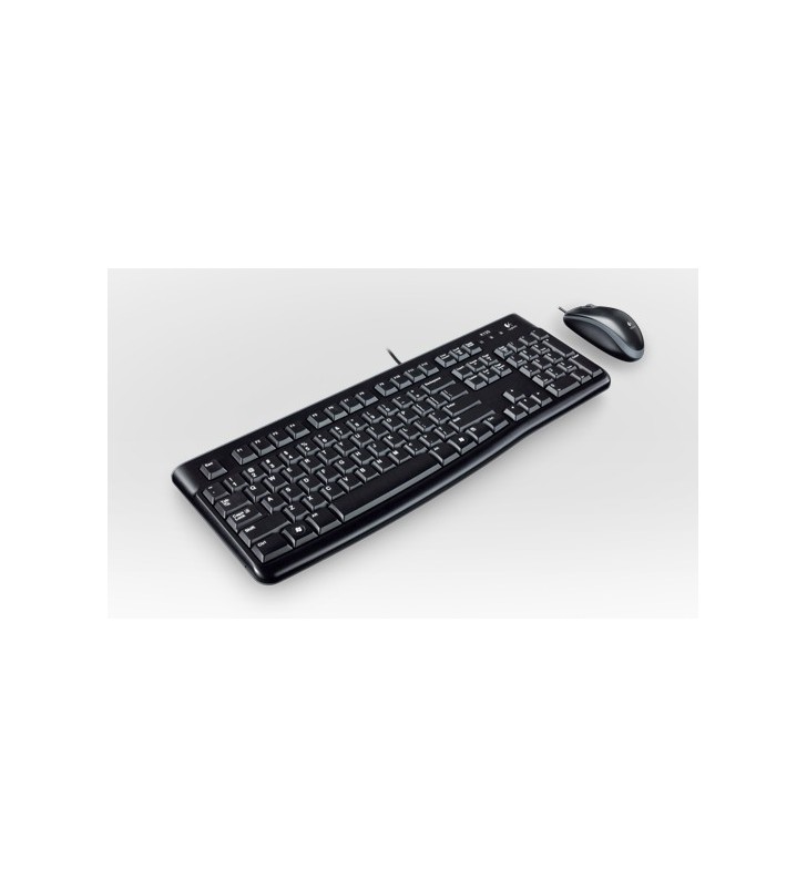 Logitech desktop mk120, es tastaturi usb qwerty spaniolă negru