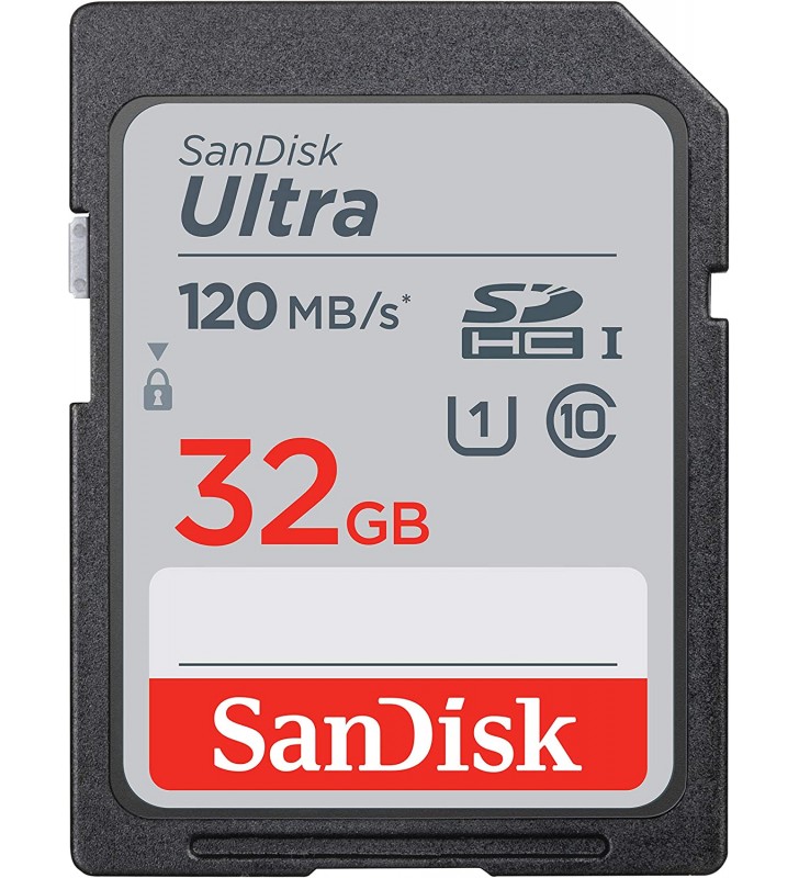 Sandisk ultra 32gb sdhc memory card 120mb/s