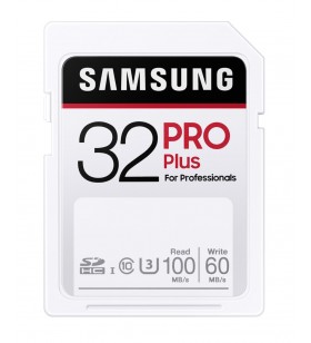 Samsung pro plus memorii flash 32 giga bites sdxc uhs-i clasa 10