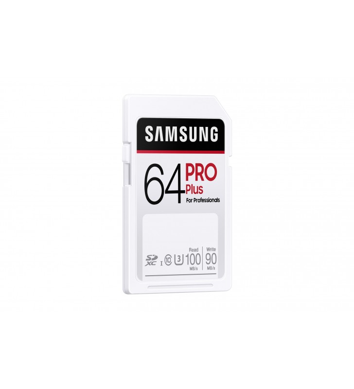 Samsung pro plus memorii flash 64 giga bites sdxc uhs-i clasa 10