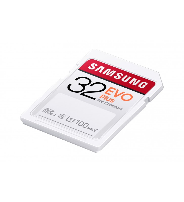 Samsung evo plus memorii flash 32 giga bites sdhc uhs-i clasa 10