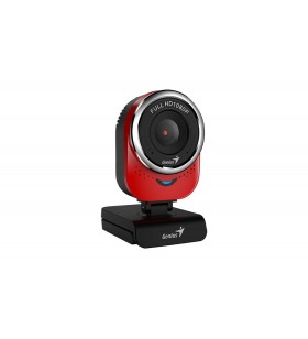 Camera web genius  senzor 1080p full-hd cu rezolutie video 1920x1080, qcam 6000, microfon, red "32200002408"  (include tv 0.15 lei)