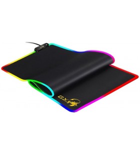 Mouse pad genius, "gx-pad 800s rgb", gaming , cu led, cauciuc si material textil, 800 x 300 x 3 mm, negru , iluminat rgb, "31250003400"