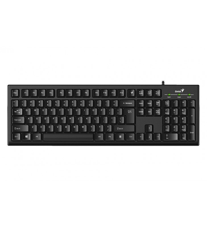 Tastatura genius usb, 104 taste, black, "smart kb-100 ro" "31300005418"  (include tv 0.75 lei)