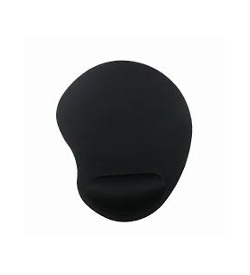 Gembird mouse pad with soft wrist support black
