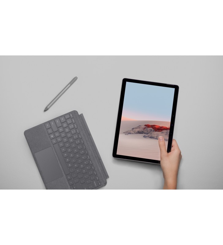 Microsoft surface go type cover platină microsoft cover port qwerty uk international