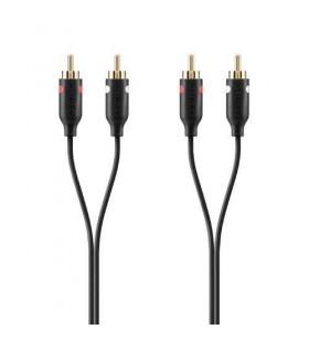 Belkin rca audio cable 1m cablu audio negru