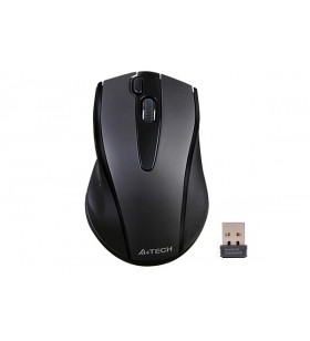 Mouse a4tech laptop sau pc, wireless, optic, 1000 dpi, butoane/scroll 3/1, silent click, negru, "g9-500fs-bk" (include tv 0.15 lei)