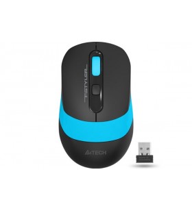 Mouse a4tech gaming, wireless, optic, 2000 dpi, butoane/scroll 4/1, negru / albastru, "fg10 blue" (include tv 0.15 lei)