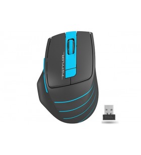 Mouse a4tech gaming, wireless, optic, 2000 dpi, butoane/scroll 6/1, negru / albastru, "fg30 blue" (include tv 0.15 lei)