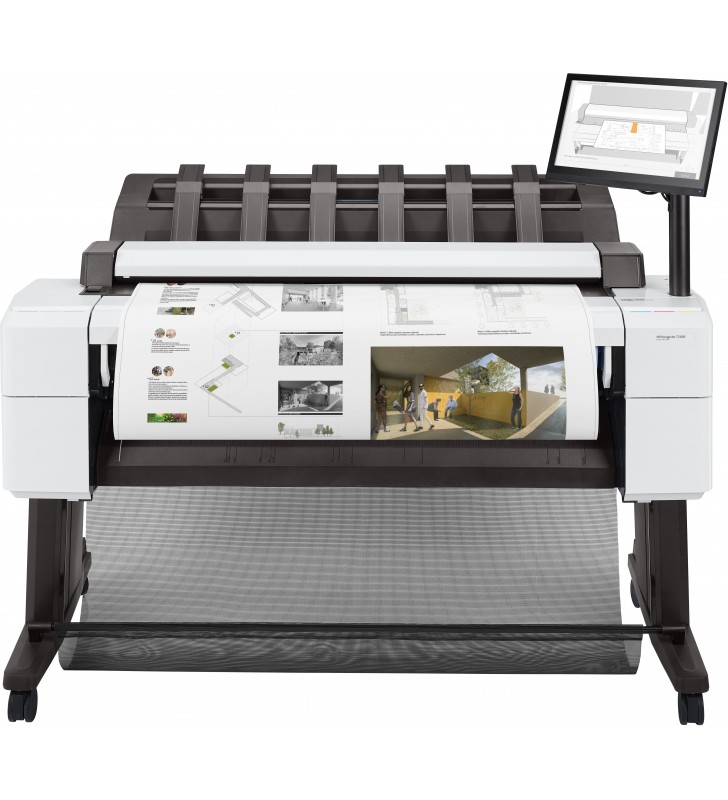 Hp designjet t2600 imprimante de format mare inkjet termală culoare 2400 x 1200 dpi a0 (841 x 1189 mm) ethernet lan