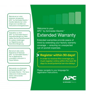 Apc service pack 3 year warranty extension