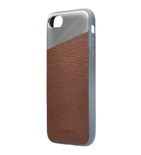 Cygnett element leather case for iphone 7 plus - brown