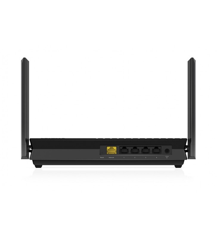 Netgear rax20-100pes router wireless gigabit ethernet bandă dublă (2.4 ghz/ 5 ghz) negru