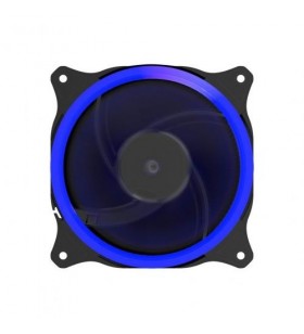 Gembird pc case fan with 16 leds light 3+4p connector blue 120 x 120 x 25 mm