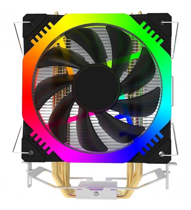 Gembird cpu fan with rgb light huracan x120