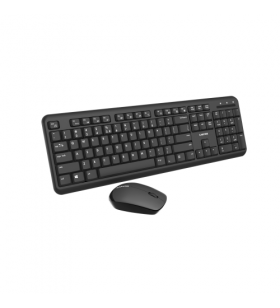 Kit wireless velvet set-w20 - tastatura, usb, black + mouse optic, usb wireless, black