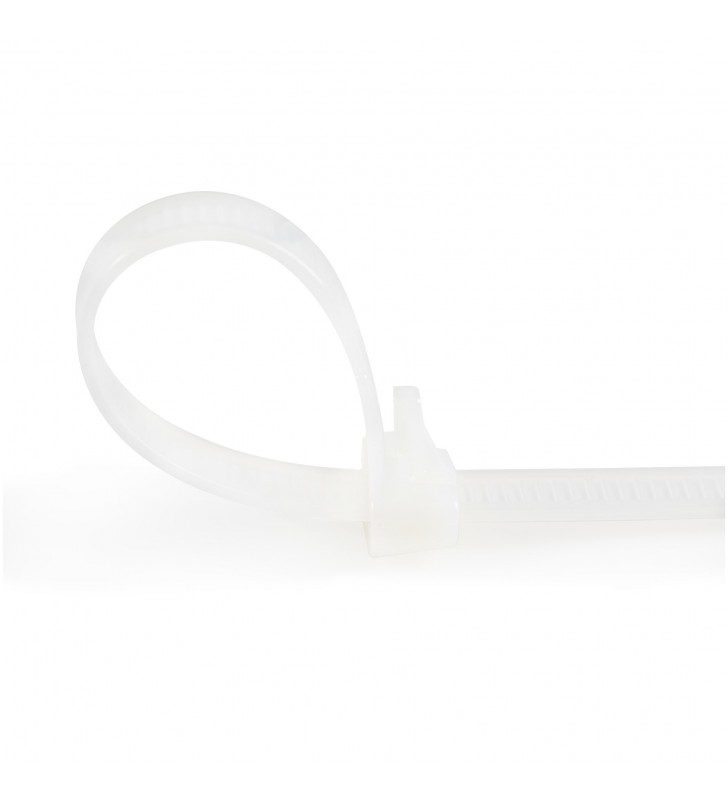 Startech.com cbmztrb8 coliere pentru cabluri brățară cablu degajabil nailon, din material plastic alb