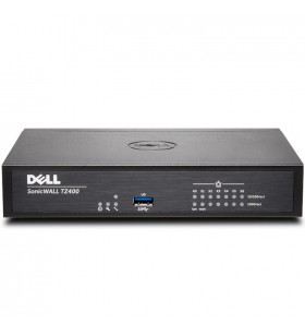 Dell sonicwall tz400, 4x800mhz cores, 1gb ram, 64mb flash,  8 x rj45 ports 10/100/1000, usb, vpn, vlan