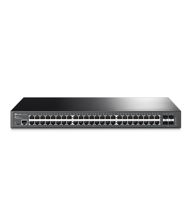 Tp-link tl-sg3452 switch-uri gestionate l2 gigabit ethernet (10/100/1000) negru