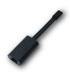 Dell 470-abnd cable gender changer gigabit ethernet usb tip-c negru