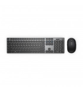 Dell km717 tastaturi rf wireless + bluetooth qwerty us internațional negru