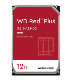 Hard disk western digital red plus nas 12tb, sata3, 256mb, 3.5inch, bulk